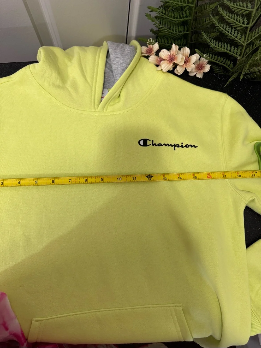 & Other Stories Neon Yellow and Gray Sweater Vest